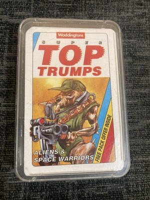 Waddington's Super Top Trumps Aliens & Space Warriors Kartenspiel komplett