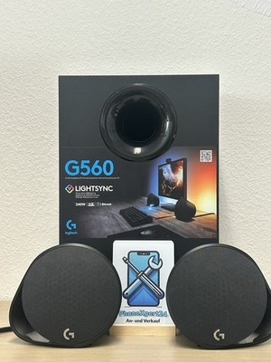 Logitech G560 Gaming Lautsprecher | RGB | Schwarz | Guter Zustand BLITZVERSAND  