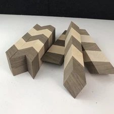 Hardwood Scrap For Arts And Crafts Supplies Walnut Maple Wood Pieces Lot150