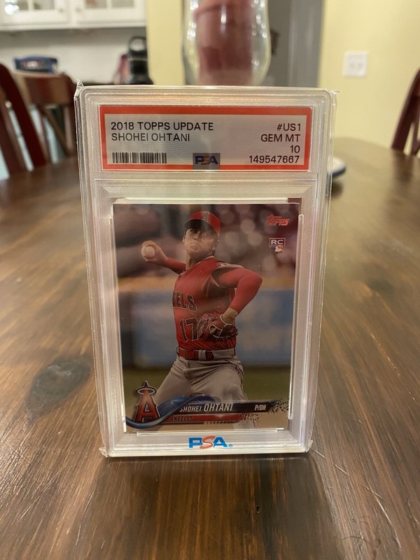 Topps Update 2018 Shohei Ohtani US1 RC PSA 10 Los Angeles Angels