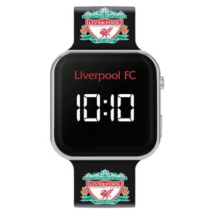 Official Liverpool Football Club Noir LED montre LFC4000
