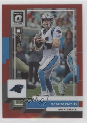 2022 Panini Donruss Optic Red Prizm 23/99 Sam Darnold #27 n0c
