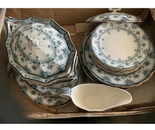 Burslem Vintage Dinner Set 6plates 6 Side 6small 2x Serving 1x Gravy Jug & More