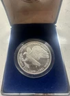 The Beautiful 1 Oz. Silver Coin of The Heroes of Desert War Minted 1991 Box COA