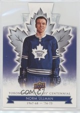 2017 Upper Deck Toronto Maple Leafs Centennial Blue Die-Cut Norm Ullman HOF 14zh