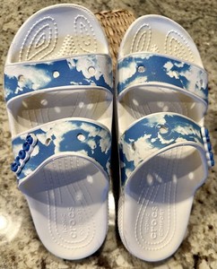 Men’s size 11 cloud print crocs Cloud Crocs | eBay main image 3