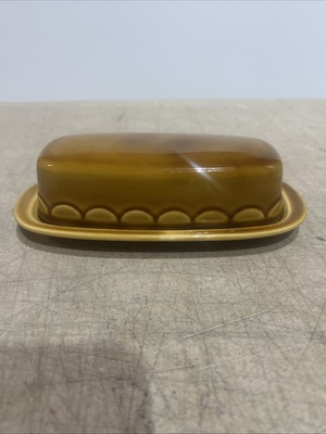 #ad #ad Homer Laughlin Granada Butter dish In Golden Harvest $29.99