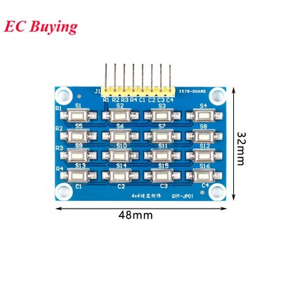 4*4 Matrix Keyboard Module MCU Development Board 3.3V 5V for Arduino