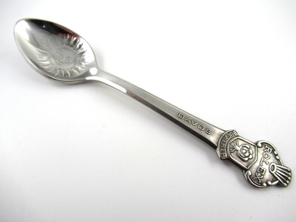 *Boomerang*　Rolex spoons Boomerang* Rolex spoons Rolex | Vintage Set of 4 Spoons | Stamped