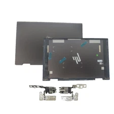 New For HP ENVY X360 15-EW 15-EY 15.6" Gray LCD Back Cover + Hinges N40694-001