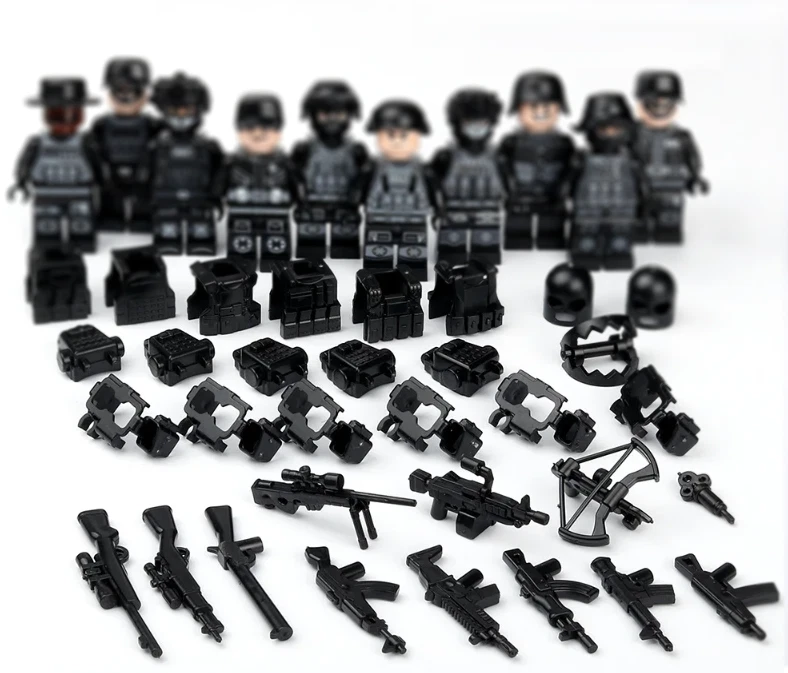 10x Custom SWAT and Counter Terrorism Army Military Set with Tactical Equipment - image 2 of 2