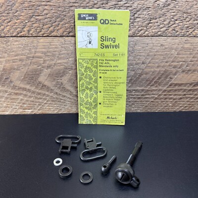 Uncle Mike's 1'' QD Sling Swivel Set 1181 Remington Model 742 Carbine ADL, STD