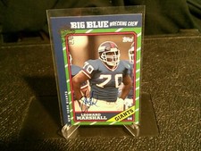 SALE 2005 topps fan favorites Auto Leonard Marshall Giants Wrecking Crew NM