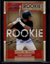 2008 Playoff Contenders #47 Autographed Tyler Ladendorf Trading Card