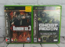Tom Clancy's Rainbow Six 3 & Ghost Recon (Microsoft Xbox) Video Game Complete