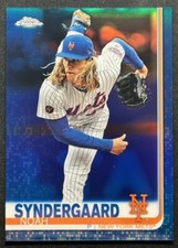 2019 Topps Chrome Noah Syndergaard #131 Blue Refractor  /150