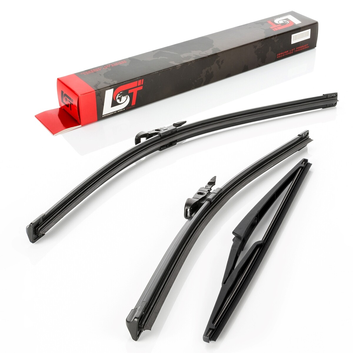 Front wiper + rear wiper windshield wiper set for Mercedes-Benz GLK-Class X204