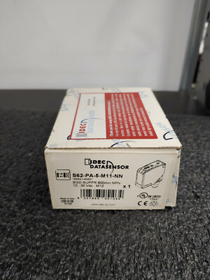 IDEC DATASENSOR S62-PA-5-M11-NN Photoelectric Sensor BGD-SUPPR 600mm NPN
