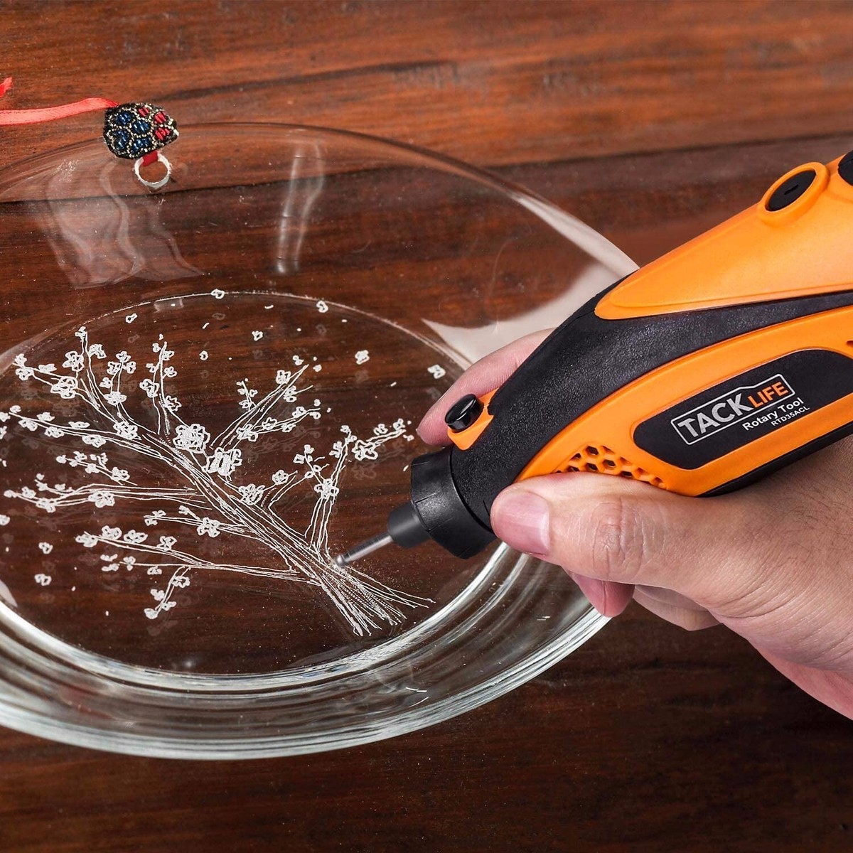 TACKLIFE Rotary Tool Kit Variable Speed with Flex shaft, Versatile