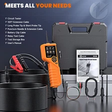 KZYEE KM601 PowerScan 6V 12V 24V Automotive Circuit Tester Circuit Probe Kit AC