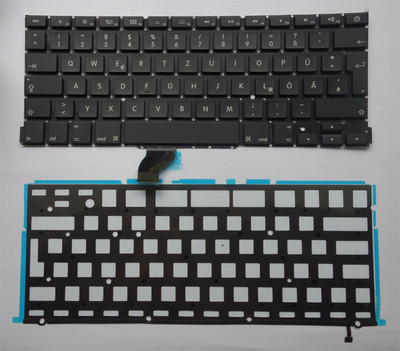 Tastatur Apple MacBook Pro Retina A1502 2013 2014 2015 Keyboard Backlit QWERTZ