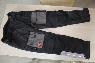 Motorradhose Suzuki Gr. L 990F0-XTEX2-00L schwarz/grau /S