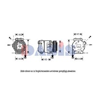 Kompressor Klimaanlage Passend FüR Fiat Punto Lancia Y 156 Sportwagon