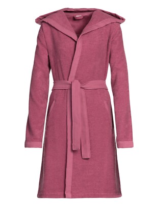 Esprit Damen Bademantel mit Kapuze IZZY Gr. XS-XL in Anthra - Blackberry - Green
