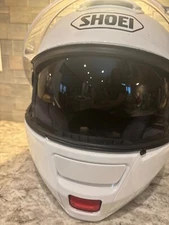 Shoei Neotec white XL  only used for a season