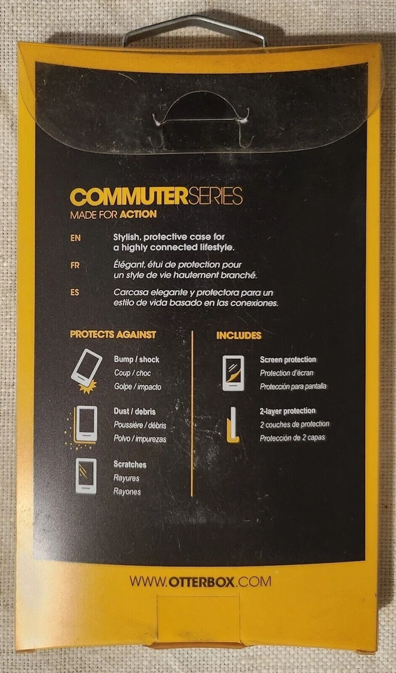 OtterBox Commuter Case Dual-Layer White Hybrid Cover for Samsung Galaxy Note 2 - Image 3 of 4