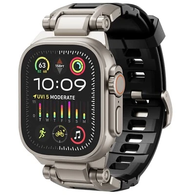 DEXNOR Titanium Band for Apple Watch Ultra 2 49mm/Series 10/9 46mm/45mm/44mm/42mm Strap