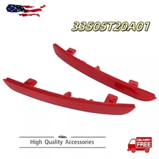 Rear Passenger + Driver Side Bumper Reflector For 2022-2023 Honda Civic Sedan US