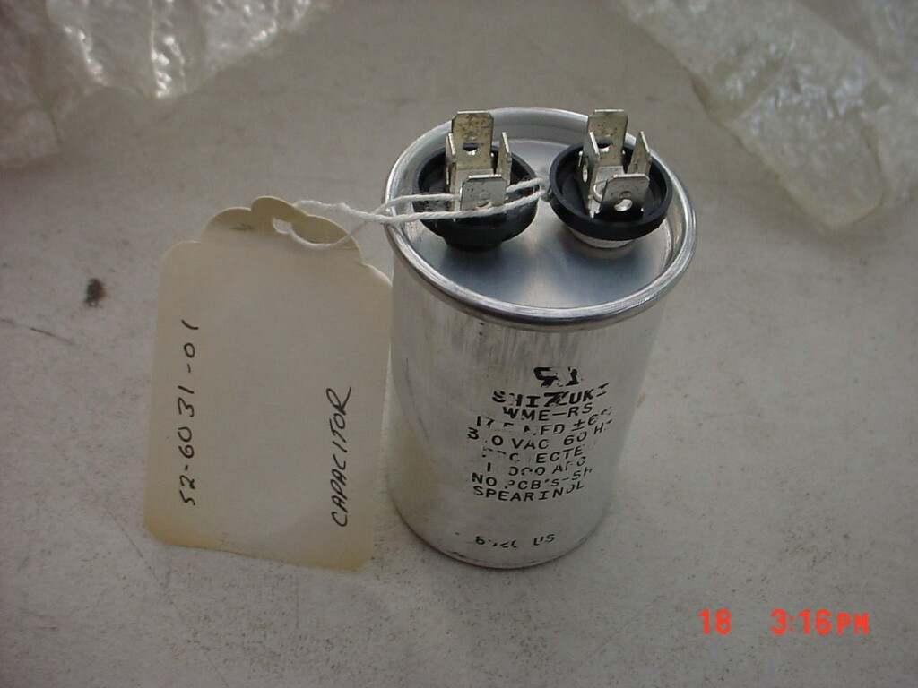 SHIZUKI 52-6031-01 Motor Start Capacitor | eBay