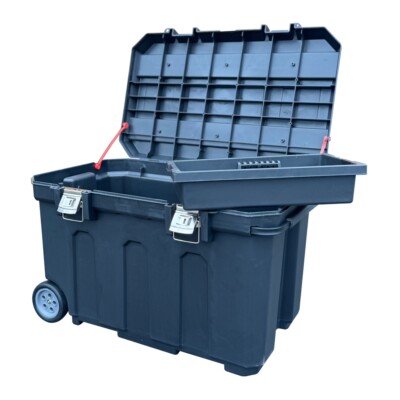 US PRO tragbarer wasserdichter Hartschalen Werkzeug Trolley Koffer Box zum Mitziehen 38''