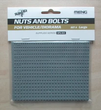 Nuts & Bolts for Vehicle/Diorama Plastic Set A Large Meng Supplies SPS4