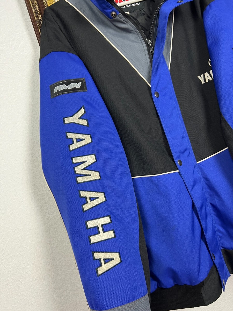 Vintage Yamaha Racing Moto Jacket Motorcycle Biker Y2K Bomber Mens