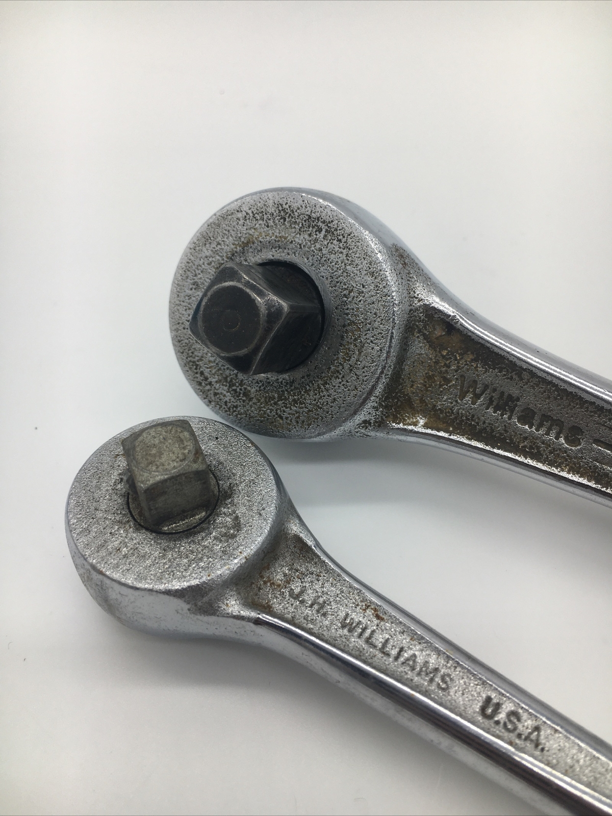 Vintage Williams 3/8" 1/2" Drive Fine Tooth Superratchet Ratchet Lot, B-52, S-52