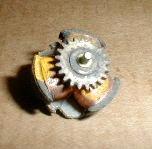 AURORA AFX SUPER II or XLerator QUADRALAM ARMATURE with a broken wire used - Picture 2 of 6