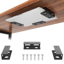 GOME Under Desk Laptop Mount Metal Bracket with Felt Board to Protect Your La...