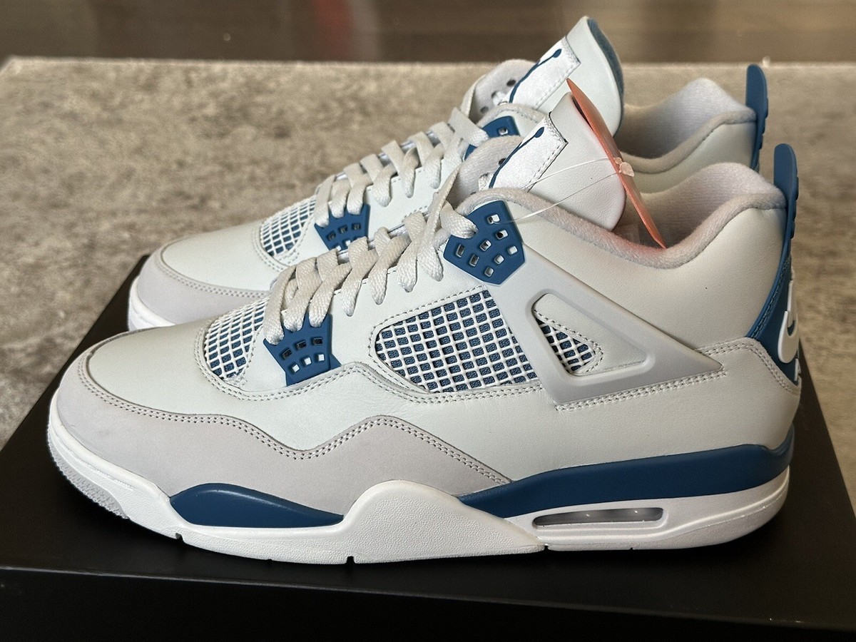 Size 12 - Air Jordan 4 Retro 2024 Military Blue | eBay