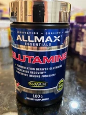 Allmax Essentials Glutamine,3.53 oz(100g) Improve Recovery & Immune Function!
