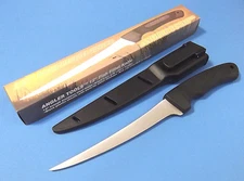 ANGLER TOOLS 211340-12 FISH FILLET Knife 7" flex blade 12" overall CN4012 NEW!