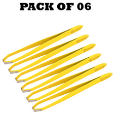 Forgica Professional Stainless Steel Paper Coated Plain Tweezers