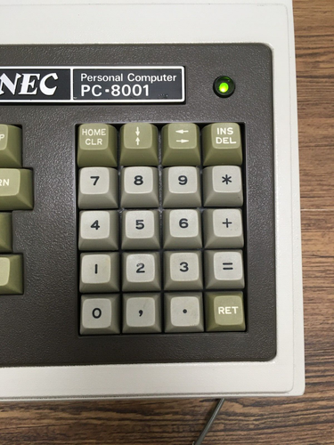 [Excellent] NEC PC-8001 personal computer key board power checked retro PC Japan - Picture 14 of 24