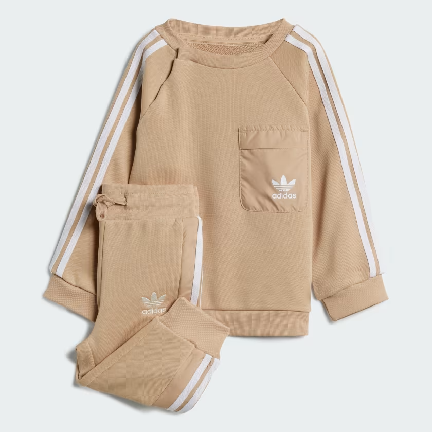 trefoil crew track suit