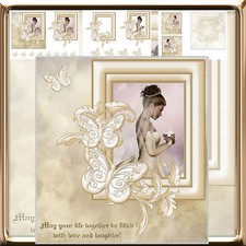 WEDDING DECOUPAGE = 3 X A4 DECOUPAGE SHEETS(NOV 2015)JEMINI'S CRAFT'S