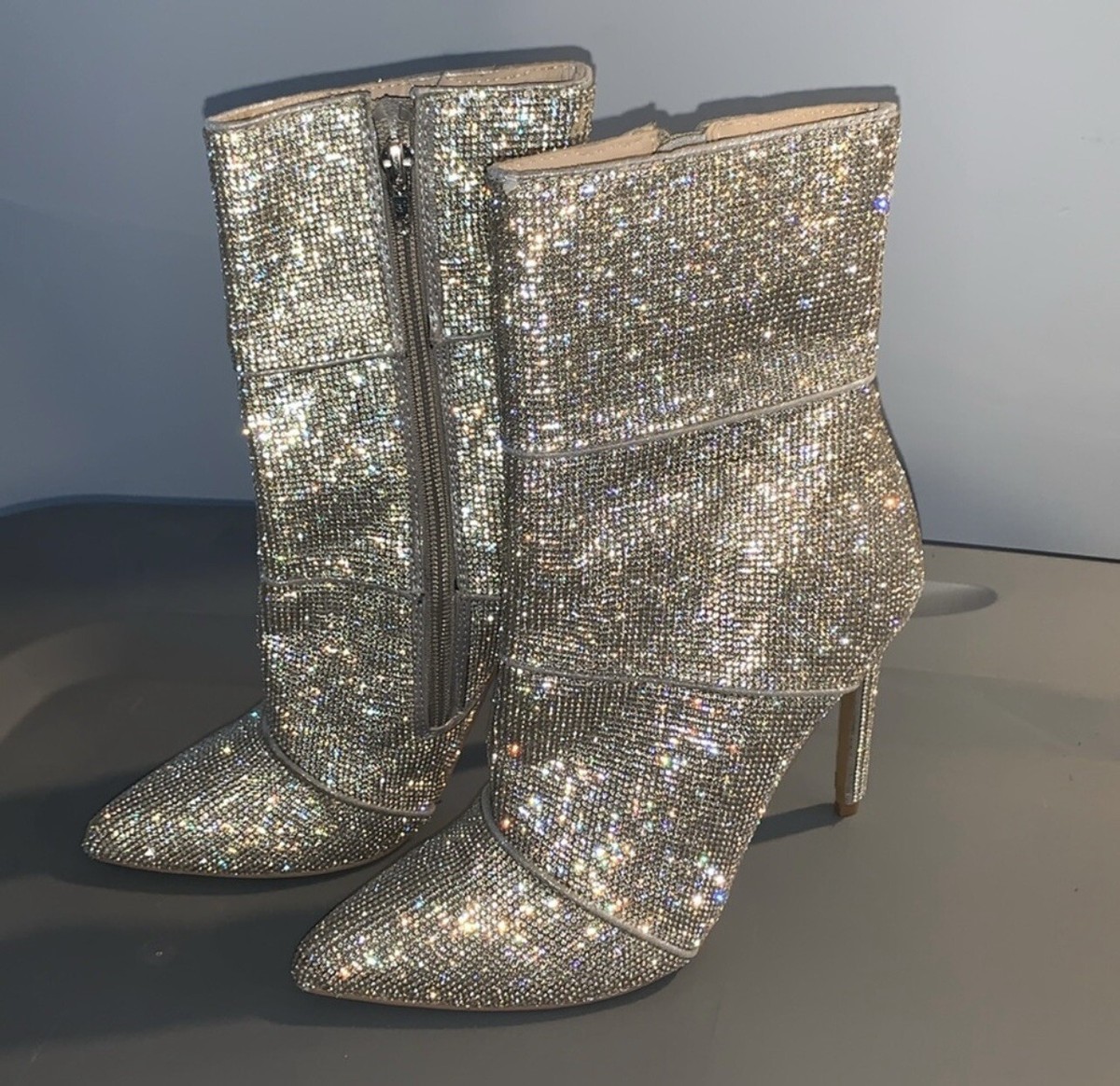 Steve Madden Winona High Heel Bootie Rhinestone Size