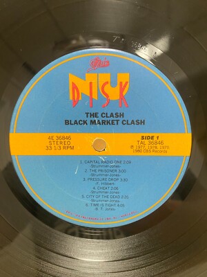 THE CLASH BLACK MARKET CLASH VINYL RECORD PRELOVED! | eBay