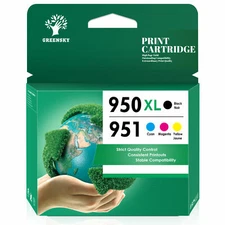 4 PACK 950-XL 951XL Ink Cartridges High-Capacity 950XL For HP Officejet Pro 8610