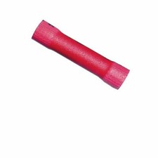 Butt Connector Vinyl Insulated 22-18 Gauge RED -75PK